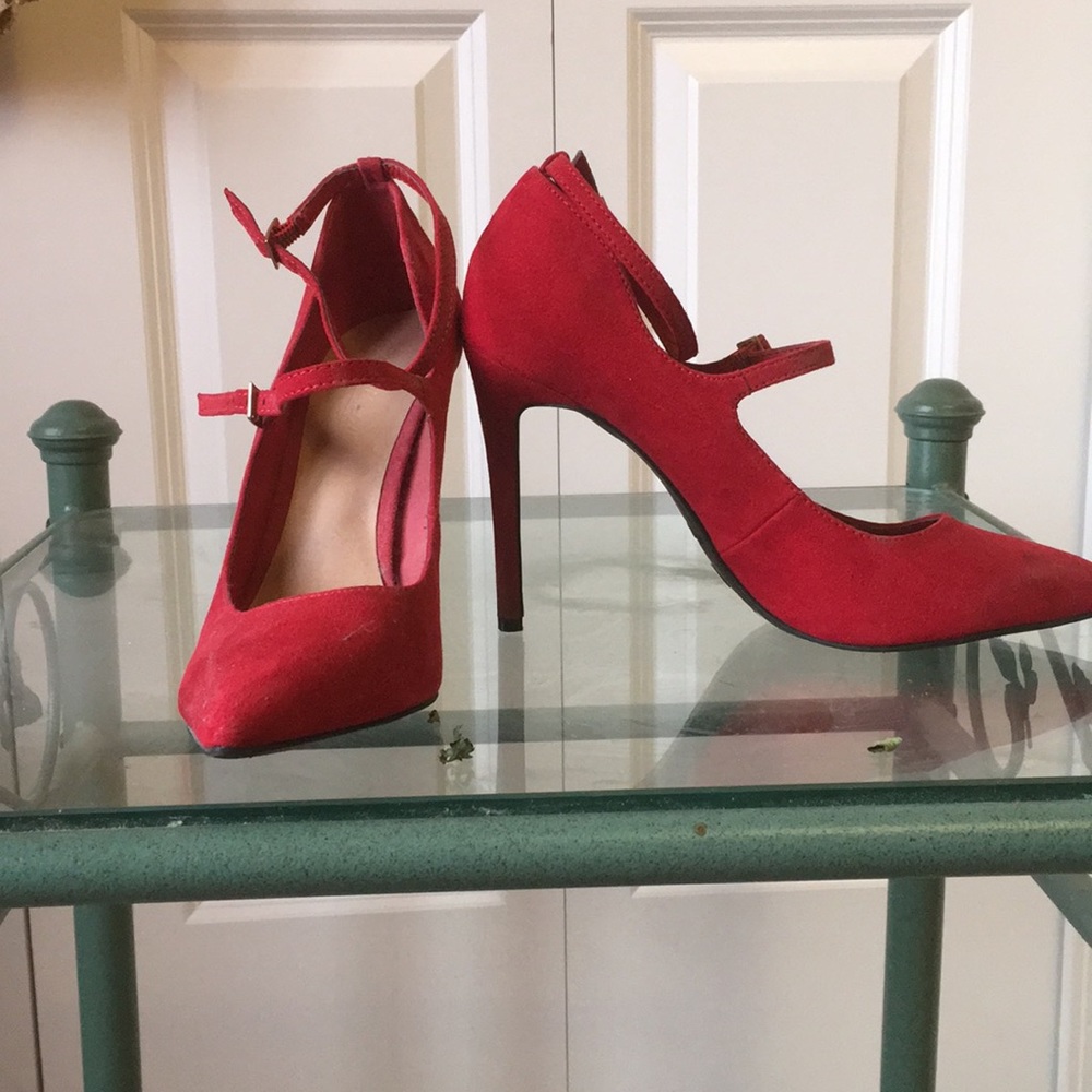 Straps Red Heels